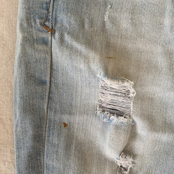 Gap Light Wash Distressed Skinny Jeans Size 25 - Picture 6 of 9